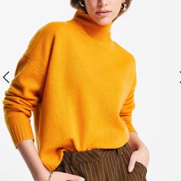 ASOS Chic Casual Cozy Warm Wool Mock Funnel Neck Luxury Wool Sweater • X-Small - Picture 1 of 4